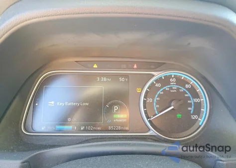 2018 Nissan Leaf S z USA, uszkodzony, nr VIN 1N4AZ1CP7JC304053